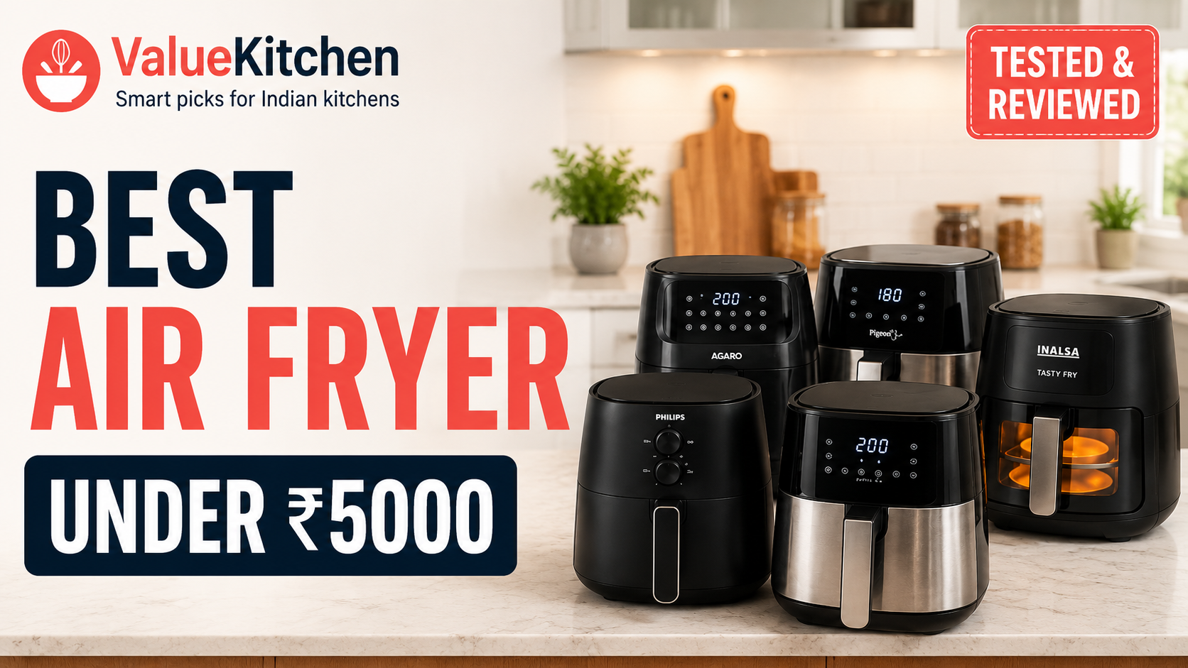 7 Best Air Fryers Under ₹5000