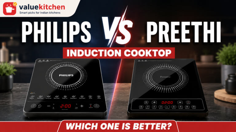 Philips HD4995/00 vs Preethi Indicook IC124: Which Induction Cooktop Should You Buy?