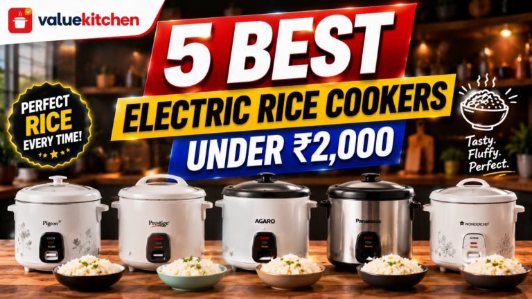 5 Best Electric Rice Cookers Under Rs. 2,000