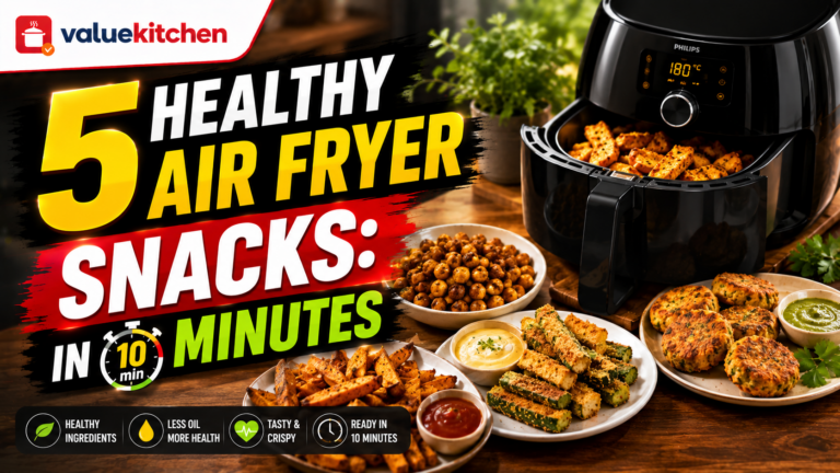 5 Healthy Vegetarian Air Fryer Snacks