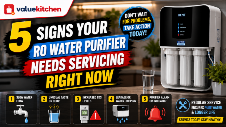 signs RO water purifier needs servicing