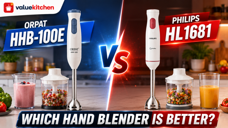 Orpat HHB-100E vs Philips HL1681 Hand Blender