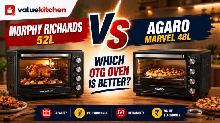 Morphy Richards 52 RCD Digi OTG vs AGARO Marvel 48L OTG