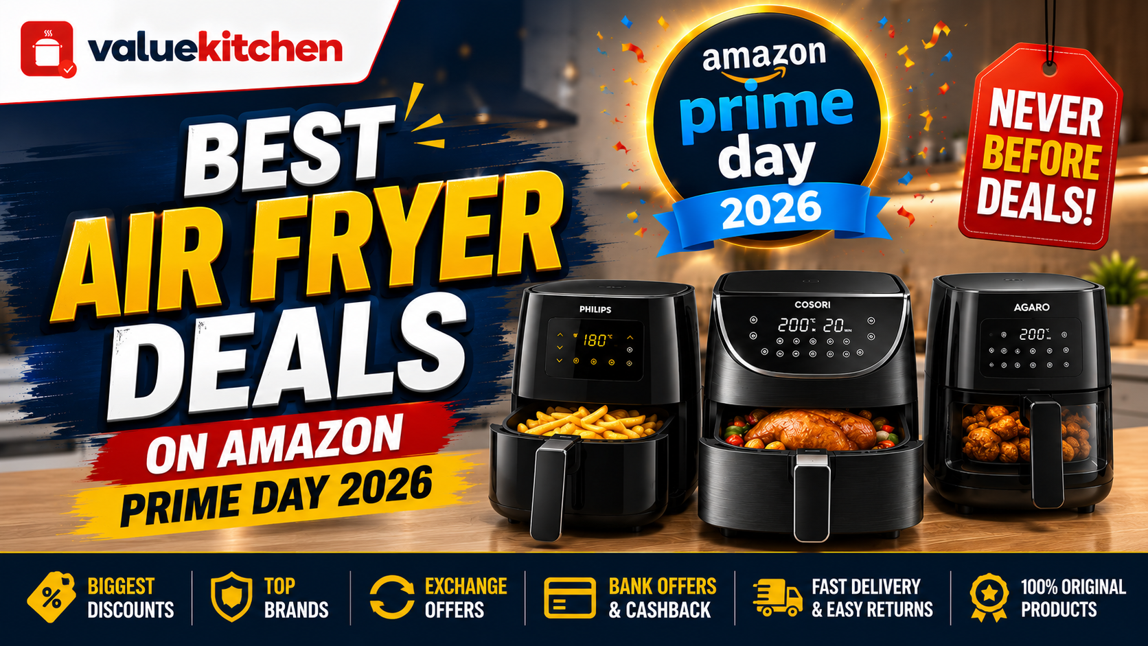 Best Air Fryer Deals on Amazon Prime Day 2026